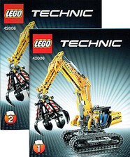 LEGO® Technic BAUANLEITUNG für 42006 Raupenbagger NEU ONLY INSTRUCTION
