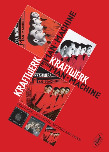 Kraftwerk man machine album - machine, album/s