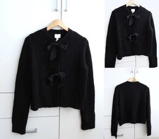 Strickjacke Schleifen Strick Cardigan Gerippt Jacke H&M Gr. M