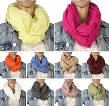 XXL Rundschal Loop uni Viskose