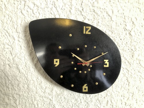 Schwarze küchenuhr freie - schwarze,