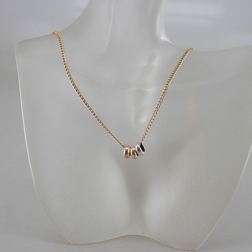 Halskette 585 14k gelbgold - halskette,