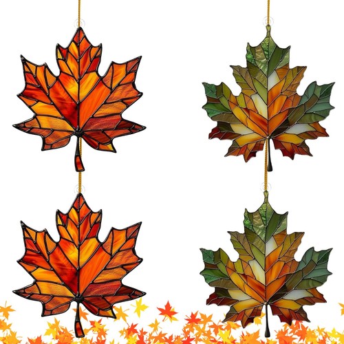 Ahornblatt ornament herbstdeko - ahornblatt,