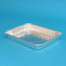 1000 Alu Menüschalen Aluminiumschalen Assietten ungeteilt 227x177x30mm PROFI