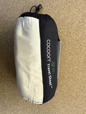 OP-0380 Cocoon Baumwollschlafsack Travel Sheet Cotton Print Bianco B-WARE