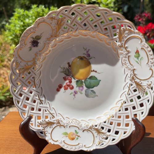 Meissen durchbruchteller - meissen,