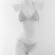 Strass Körper Kette Accessoire für auffällige Garderobenveredelungen