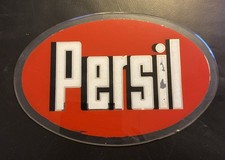 Antike Werbung Schild Glas