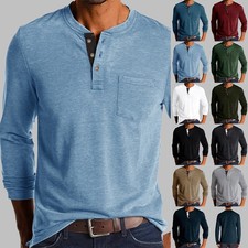 Herren Henley T-Shirt