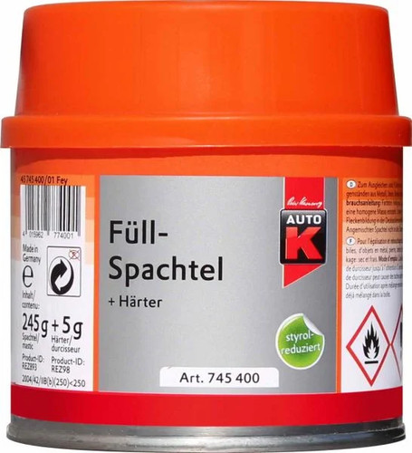 Auto füllspachtel härter - auto-k, +