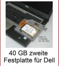 2TE 40GB FESTPLATTE & WECHSELRAHMEN FÜR DELL INSPIRON 8500 8600 9100 8T687 A00 #