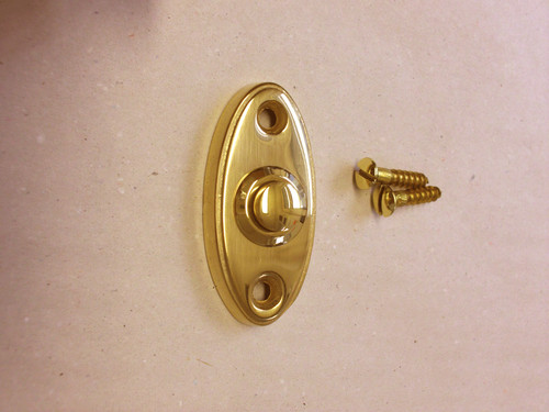 Türklingel messing neu oval - neu,