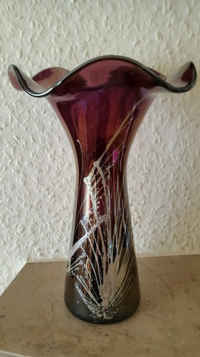 Kunstglas blumenvase mit - kunstglas-blumenvase,