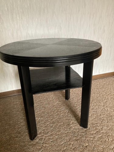 Kleiner runder echtholz tisch - kleiner,