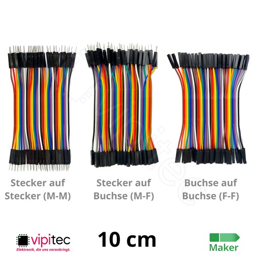 10cm dupont jumper kabel - dupont,
