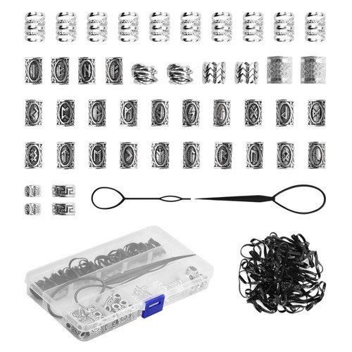 Beard bead set pieces for - set,, pieces,