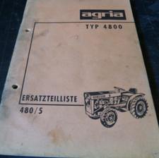agria Typ 4800  Ersatzteilliste  480/5