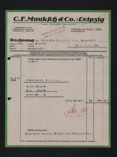 LEIPZIG, Rechnung 1925, C. F