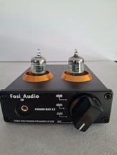 Fosi AUDIO Box X2 Phono Preamp Röhrenvorverstärker Mit RÖHRENUPDATE  6A2