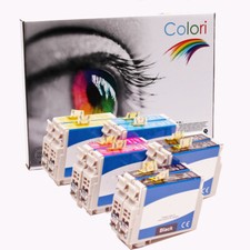 Set 10x Tinte Druckerpatrone für Epson Stylus Office Expression Home Premium WF