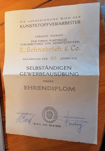 Ehrendiplom jahre der - "30,