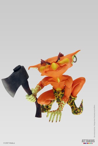 Resin figur elfe kreeg attakus - figur,