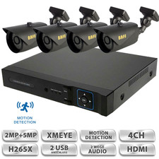4CH Überwachungskamera Set 4x