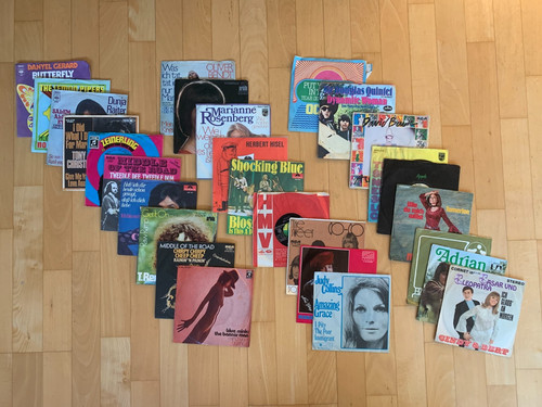 Alte single schallplatten - 28,