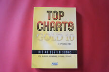 Hage Top Charts Gold Band 10 (mit 2 CDs) .Songbook Notenbuch .Piano Vocal Guitar