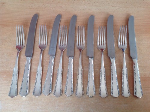 Versilbertes besteck von wmf - besteck,