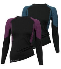 Sportwäsche Damen Thermo Funktionshirt Long Sleeve Funktionsunterwäsche Seamless