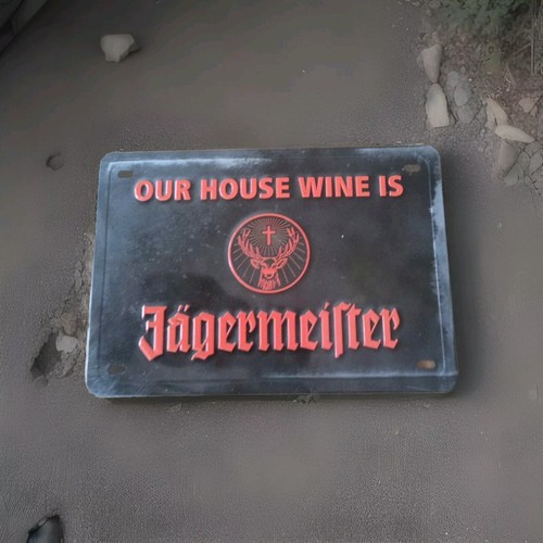 Jägermeister blechschild - jägermeister,
