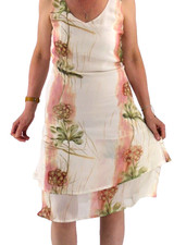 Luftiges Kleid mit Hemd Bluse