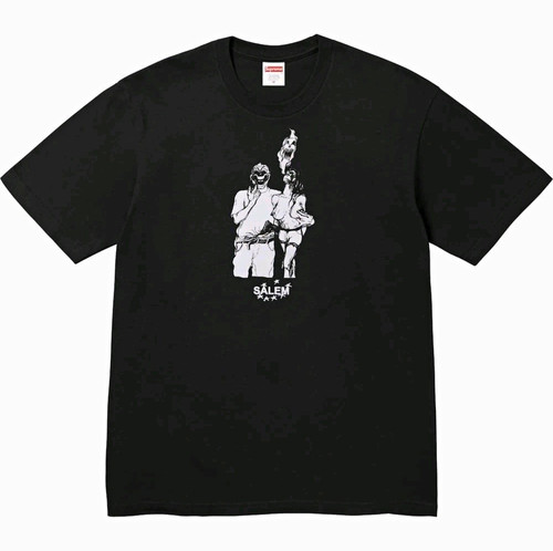 Supreme salem tee black l - supreme,