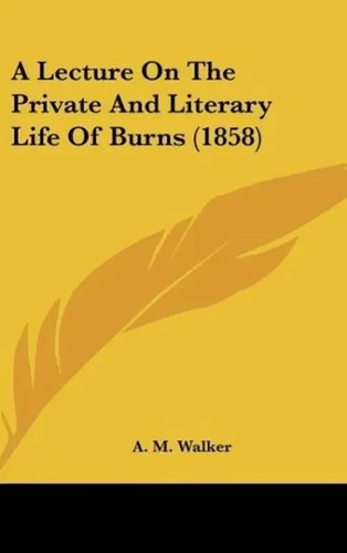 Walker a lecture on - walker,