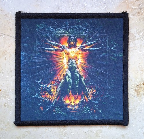 Flames clayman patch - in, /