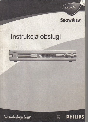 Philips dvdr polski dvd - 70,