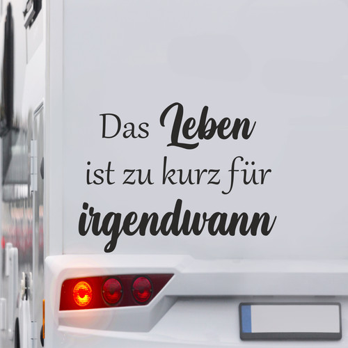 Wohnmobil aufkleber mit - wohnmobil,
