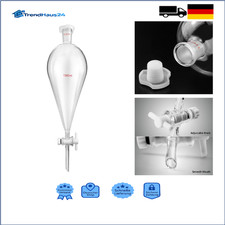 QWORK Scheidetrichter Glas