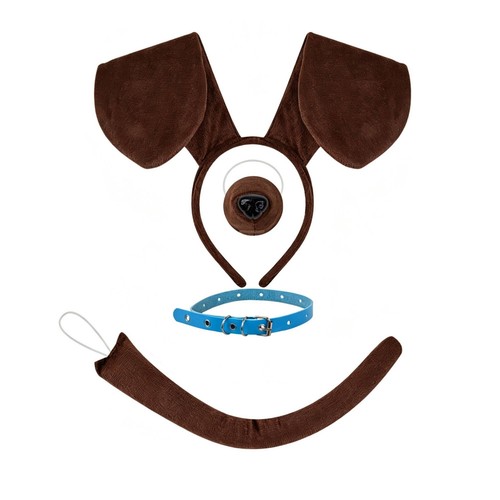Hundekostüm set mit schwanz - mit,
