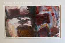 Klaus Fußmann  Aquarell