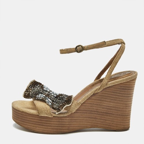 Chloe beige canvas kristall - chloe,