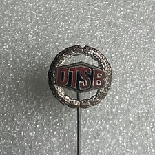 Sportnadel, Mitgliedsabzeichen DTSB, Sport silber emailliert