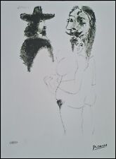 PABLO PICASSO * Elegant Spanish * 38 x 28 cm *signed lithograph*limited # xx/250