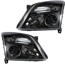 Scheinwerfer Für OPEL Vectra C GTS Kombi Signum Schwarz  Links und Rechts H7/H7