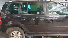 TÜR Hinten Rechts VW Touran 2.0 TDI 1 T Farbe Black Magic ( LC9Z ) Kombi