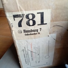 Antikes LEERKARTON Päckchen