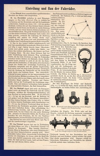 Fahrrad druck anno 1894 - druck,