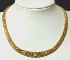 Goldene Double Kette Halskette