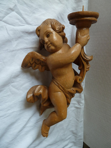 Holz engel handarbeit - engel,